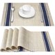 thumbnail image 2 of Firefly Hope Juego de 6 Manteletes Individuales para Mesa, Hechos de PVC Resistente, Antideslizantes y Termorresistentes, Ideal para Hogares, Restaurantes y Cocinas, Estilo P, 45*30cm, Gris, 2 of 5