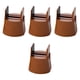 thumbnail image 4 of 4 Piezas Elevadores De Muebles Elevadores De Cama Elevadores De Cama Para Estante De Comedor Altura Del Sofá 5 Cm Marrón, 4 of 5