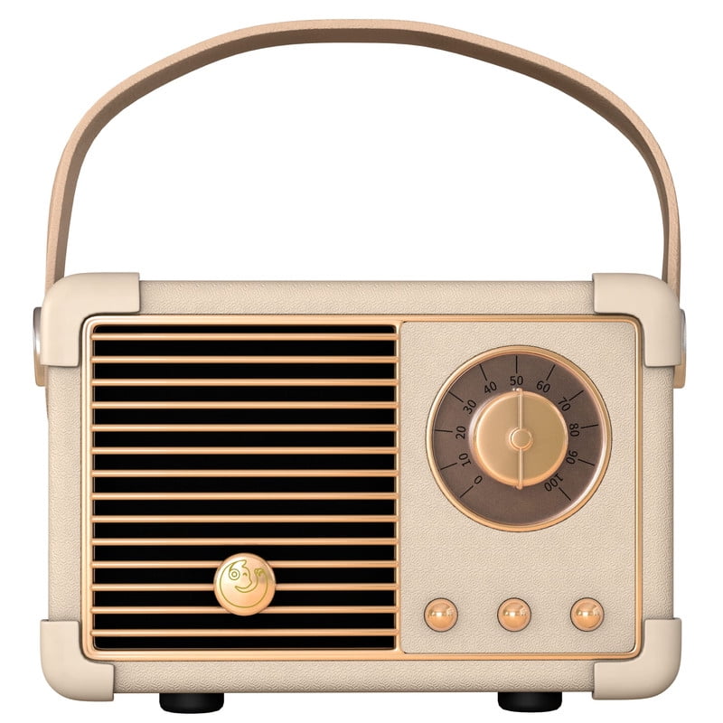 Genérico - Parlante Mini Altavoz Retro Portatil Recargable Usb Lau