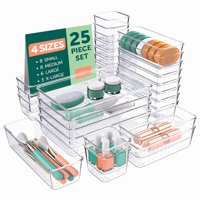 Wakeshome - Juego De 25 Organizadores De Cajones De Plástico