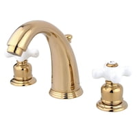 Grifo De Baño Kingston Brass Victorian De 2 Manijas De Latón Pulido