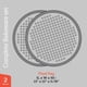 thumbnail image 2 of Set de 2 moldes para pizza Emporio Kitchen de 33 cm, antiadherentes y perforados, 2 of 8