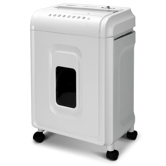 Shredder Aurora AU1262XA, antiatascos, 12 hojas, corte transversal, blanco/gris