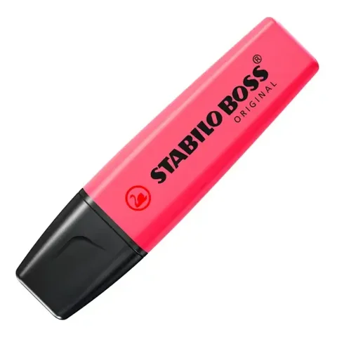 Stabilo Boss Original Destacador Fluorescente Color Rosa.