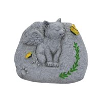 Magideal - Piedra Conmemorativa De Gato, Marcador De Tumba De Gato, Estatua De Animal, Lápida, Maceta, Lápida Para Mascotas Para Jardín Exterior, Patio De Césped