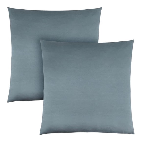 Pillows Monarch Specialties I 9343, 45 x 45 cm, color azul, juego de 2 unidades
