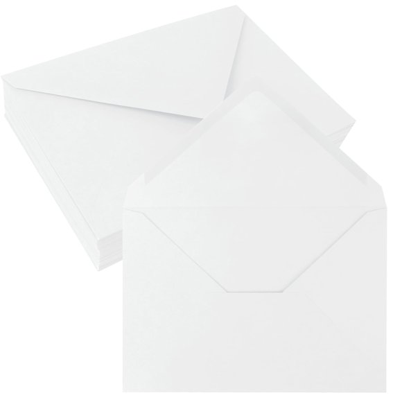Sobres JagerGreen 10,8 × 15,9 cm Blanco 50 uds