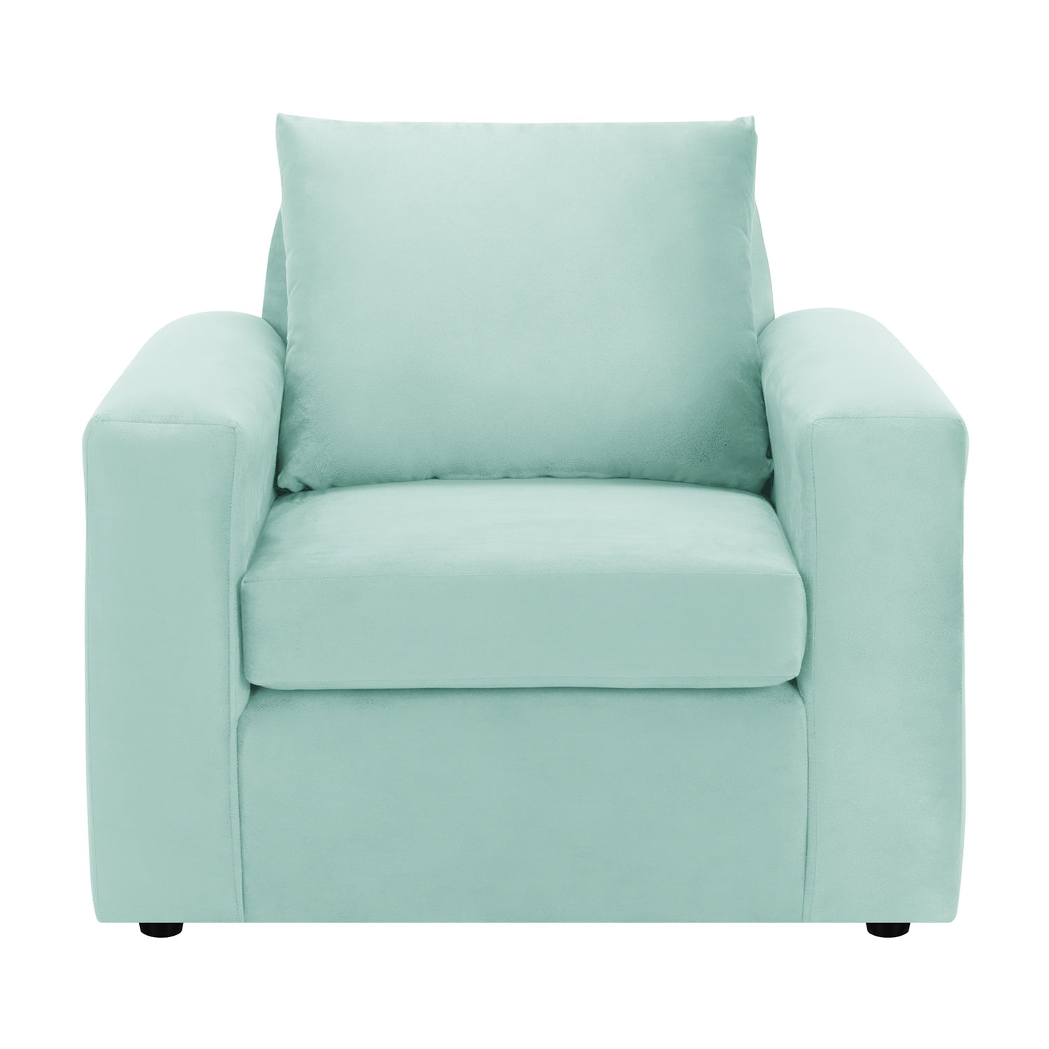 Bodevir - Sofa Kendy 1c Felpa 30 Verde Agua