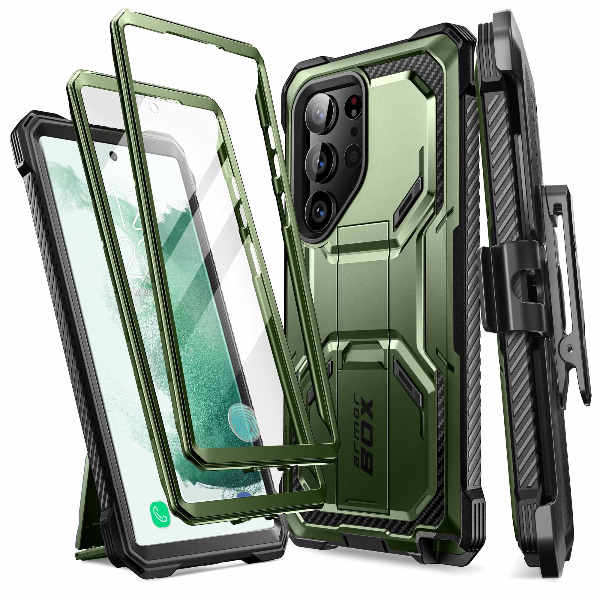 Funda De Teléfono I-blason Armorbox Con Soporte Para Samsung Galaxy S23 Ultra