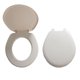 thumbnail image 1 of Asiento Standard Plus Blanco 2 piezas Plástico de Alta Densidad Fanaloza, 1 of 1
