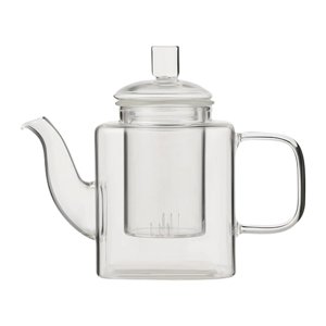 Bothyi - Tetera De Vidrio De 350 Ml Con Colador Extraíble, Tetera De Hojas Sueltas Para Viajes En Bar