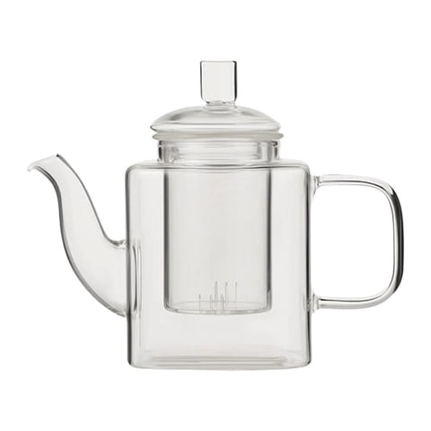 Bothyi - Tetera De Vidrio De 350 Ml Con Colador Extraíble, Tetera De Hojas Sueltas Para Viajes En Bar