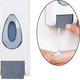 thumbnail image 3 of Dispensador Jabon Líquido Rellenable Plastico Al Muro 1000ml Color Blanco - 325014, 3 of 3