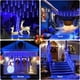 thumbnail image 5 of Luces solares navideñas JMEXSUSS Meteor Rain Blue 144 LED, 5 of 7