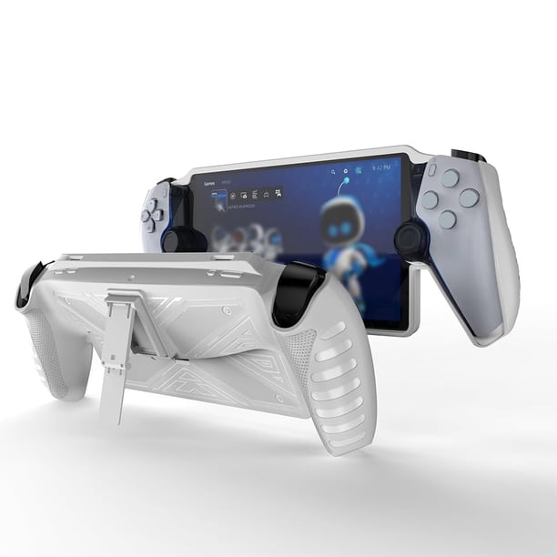 Funda Protectora de Silicona con Soporte para PlayStation Portal - A Prueba de Polvo, Ligera, Funda Compatible para Mejora del Agarre y Protección Adicional - para Accesorios de PS Portal