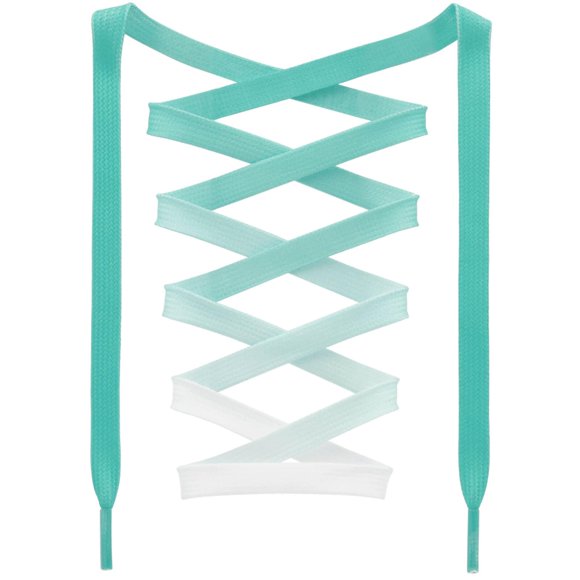 Cordones DANHUA 120 cm Degradado Verde Menta - Juego de 2