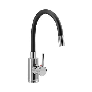 Pmb - Monomando Lavaplatos Oregon Flex Cromo/Negro Mate