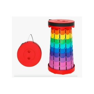 Genérico - Banco Taburete Retractil Telescopico Silla Camping Multiuso Multicolor
