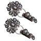 thumbnail image 2 of Accesorio De Abrigo De Gamuza De Piel Con Botón De Pico De Pato De Diamantes De Imitación De Aleación De Metal De Lujo Negro, 2 of 5