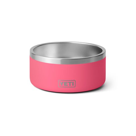 Cuenco Para Perros Yeti Boomer 4, Acero Inoxidable, Antideslizante, Con Capacidad Para 32 Onzas, Rosa Tropical