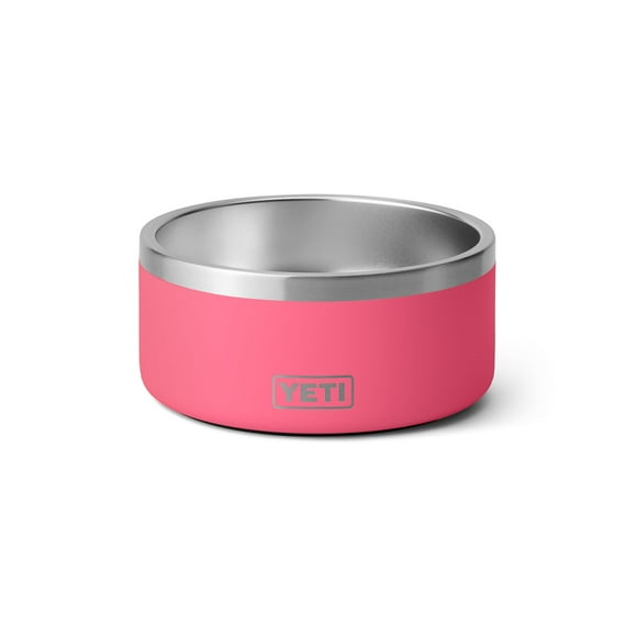 Cuenco para perros YETI Boomer 4, acero inoxidable, antideslizante, con capacidad para 32 onzas, rosa tropical