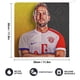 thumbnail image 2 of Harry Kane-theme Hand Towel Soft Absorbent Kitchen Bathroom Hanging Hand Towel Quick-Dry Non-Shedding Household Small Square Towel 4pcs (2), 2 of 6