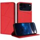 thumbnail image 1 of Funda Cartera Magnética para iPhone 17 Pro Max Protección Antichoque con Ranuras Rojo, 1 of 6