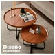 thumbnail image 5 of Set 2 Mesas de Centro Nido Madera y Metal Modernas Sala Living, 5 of 6