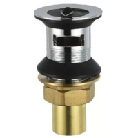 Taumm - Desagüe Lavamanos Metal Con Rebalse 1 1/4 Para Lavatorio