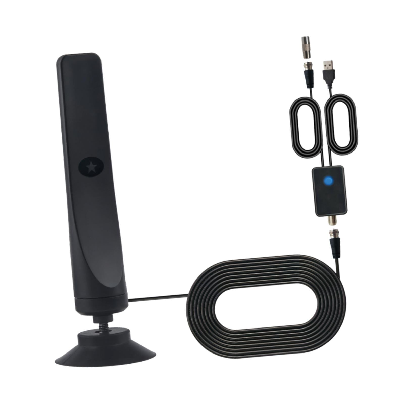 Antena Tv Bothyi Con Amplificador De Señal Ventosa Fácil De Instalar