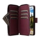 thumbnail image 3 of Funda Cartera con Cremallera y Correa para Samsung Galaxy S26 5G Soporte y Tarjetero Rojo, 3 of 6