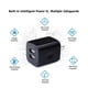thumbnail image 4 of Cargador de pared USB UorMe 5 V 2.1 A de doble puerto, paquete de 5, negro, 4 of 8