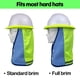 thumbnail image 3 of Protector de cuello Sun Shade para casco HW GLOBAL (2 unidades), 3 of 7