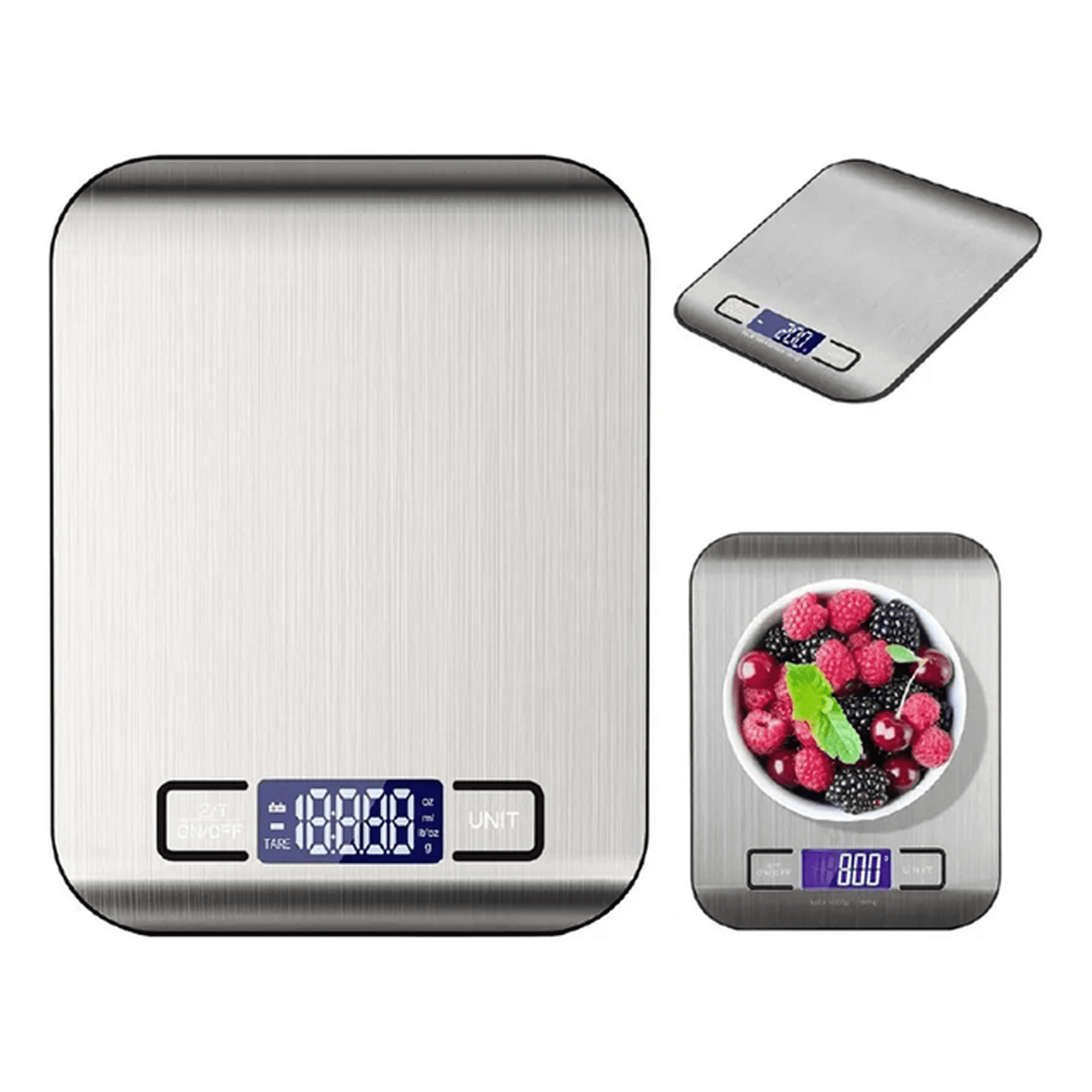 Genérico - Balanza Digital Cocina Casatua Acero Inoxidable 5kg