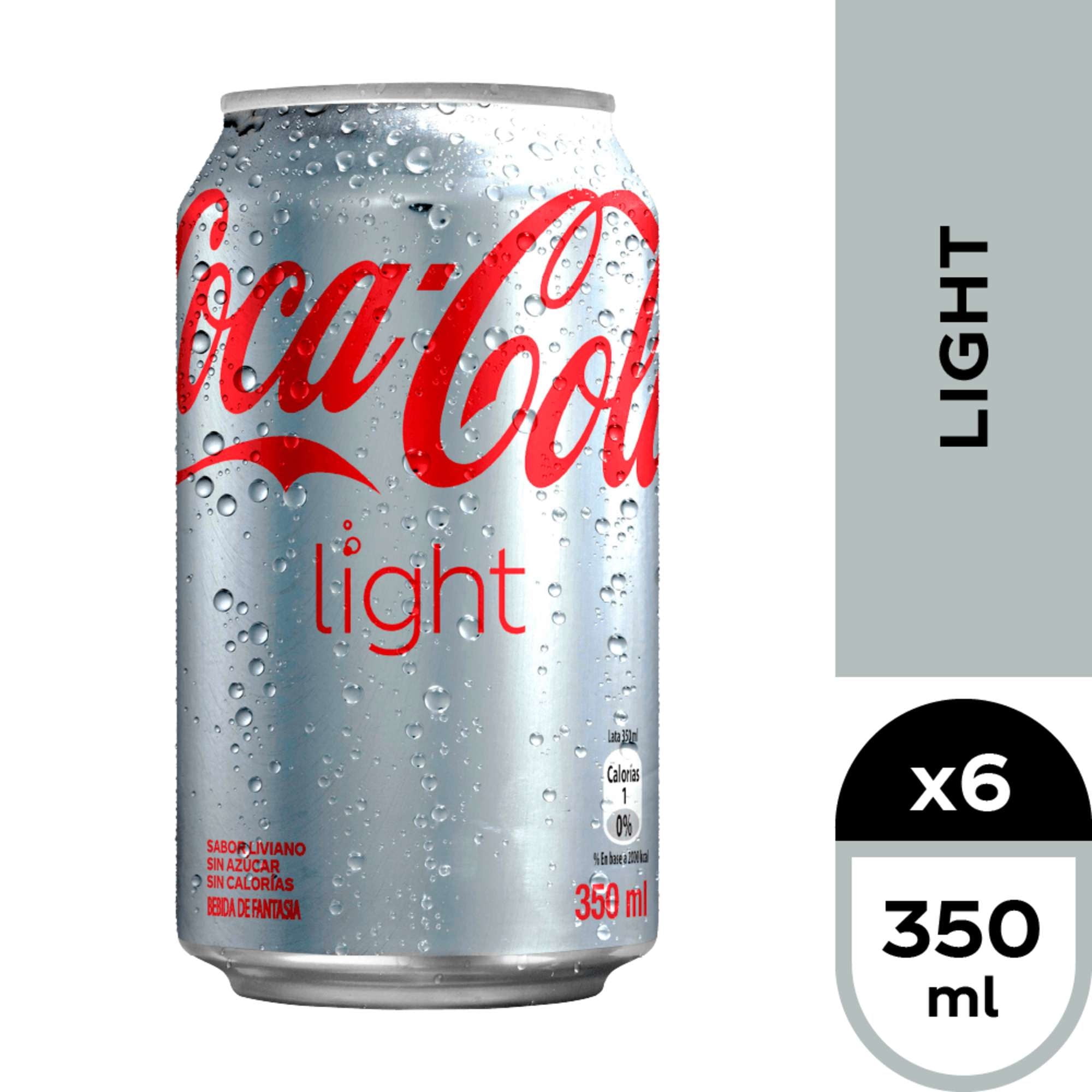 Bebida Light Pack Lata 6 Un Coca-Cola