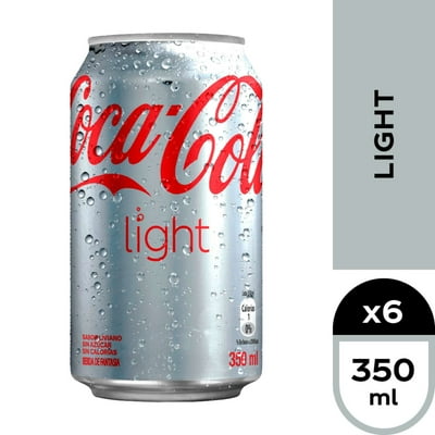 Bebida Light Pack Lata 6 Un Coca-Cola
