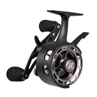 Magideal - Ice Fishing Reel 3.2: 1 Ratio De Engranaje Reemplazo De Reemplazo De Herramienta Ultraligera Equipo De Pesca 3+1 Rodamientos De Metal Para Río De Agua Mano Izquierda Negra