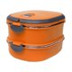 thumbnail image 1 of Fiambrera Con Aislamiento Térmico De Acero Inoxidable De Doble Capa Cuadrada Naranja, 1 of 4