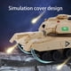 thumbnail image 4 of Tanque RC de Juguete Tsiodot Mini 2.4GHz con LED y Torreta Giratoria, 4 of 8