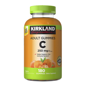 Kirkland Signature - Gomitas Para Adultos De Vitamina C, 180 Gomitas, Kirkland, Usa
