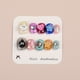 thumbnail image 2 of 10pcs Sweet and Cool Candy Press On Nails - Handmade Jelly Heart Flower Design - Glossy Short Oval False Nails for Women and Girls, 2 of 3