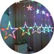 thumbnail image 1 of Guirnalda Cascada Estrella Multicolor 138 Led 3mts Navidad, 1 of 7