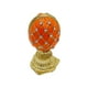 thumbnail image 2 of Mini Huevo De Pascua Decoración Del Hogar Caja De Baratija De Huevo De Castillo Para Pascua Vacaciones Boda Naranja, 2 of 3