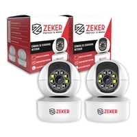 Pack X2 Cámara De Seguridad Interior Wifi Ip Zeker 2Mp 5G