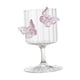 thumbnail image 4 of Tazón De Helado Con Base Y Forma De Copa De Mariposa Para Fiestas, Restaurantes Y Hogares, A Rayas, 4 of 6