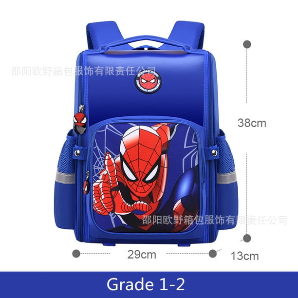 Disney Marvel School Bags For Boys Spider Man Captain America Primary Student Shoulder Orthopedic Backpack Kids Gifts Mochilas