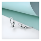 thumbnail image 2 of Aros Pendientes Gato Zirconia Mujer De Plata S925, 2 of 3
