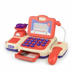 Genérica - Caja Registradora De Juguete Con Sonido Y Accesorios