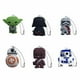 thumbnail image 1 of Pack 6 llaveros Star Wars Darth Vader, R2D2, Stormtooper, 1 of 8