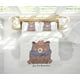 thumbnail image 1 of 3D Dibujos animados de animales Oso Patrón Funda de edredón Set de ropa de cama Set Funda nórdica, 1 of 3